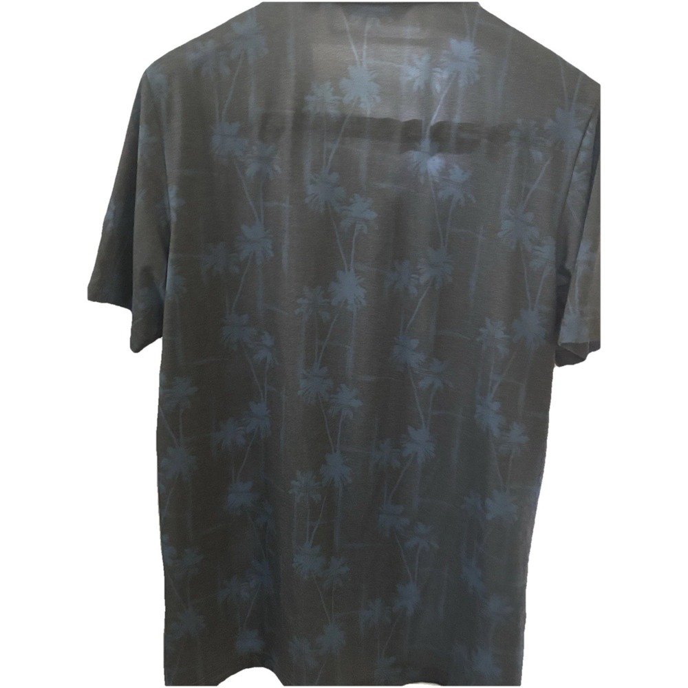 Travis Mathew Polo Large Hawaiian Palm Tropical Golf Performance Short‎ Sleeve - Picture 5 of 11
